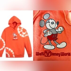 Adult Mickey Mouse Genuine Mousewear heavy hooded sweatshirt with front picket